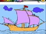 Jouer à Pirate ship coloring game