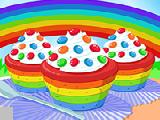 Jouer à Cooking rainbow cupcakes