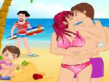 Jouer à Beach love kissing