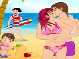 Jouer à Beach love kissing