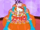 Jouer à Hello kitty new year cake decor 2014
