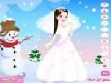 Jouer à Lovely winter bride dress up