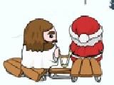 Jouer à Holiday snow wars: santa vs jesus
