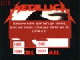 Jouer à The metallica quiz