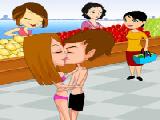Jouer à Beach market kiss