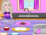 Jouer à Elsa cooking chunky cheesecake brownies