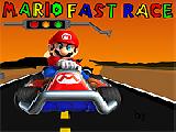 Jouer à Mario fast race