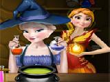 Jouer à Elsa and anna superpower potions