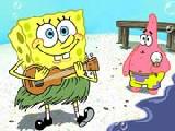 Jouer à Spongebob at beach jigsaw