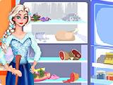 Jouer à Elsa fridge cleaning