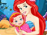 Jouer à Pregnant ariel gives birth