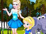 Jouer à Baby elsa forest trip