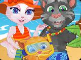 Jouer à Talking angela summer vacation