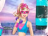 Jouer à Barbie superhero gym workout