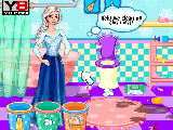 Jouer à Elsa bathroom cleaning day