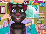 Jouer à Talking tom at eye clinic