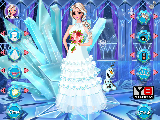 Jouer à Elsa perfect wedding dress
