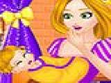 Jouer à Rapunzel real care newborn baby