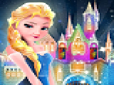 Jouer à Elsa builds the frozen castle