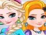 Jouer à Elsa and rapunzel matching outfits