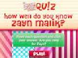Jouer à Quiz - do you know zayn malik