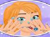 Jouer &agrave; Frozen anna nail style
