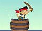 Jouer à Jake the pirate barrel challenge