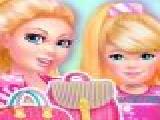 Jouer &agrave; Barbie and kelly matching bags