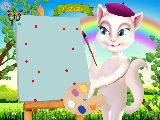 Jouer à Talking angela painting ginger