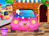 Jouer &agrave; Clean my new pink car