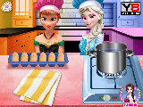 Jouer à Elsa and anna eggs painting