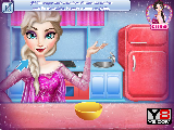 Jouer à Elsa cooking tiramisu