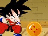 Jouer à Goku collects dragonballs
