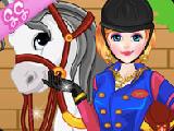 Jouer à Girl and horse dressup