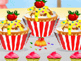 Jouer à Cupcake party - toffee popcorn cupcakes