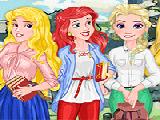 Jouer à Disney princess back to school