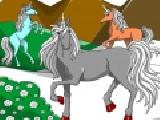 Jouer à Unicorn herd coloring