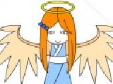Jouer &agrave; Christmas angel coloring