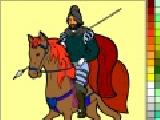 Jouer à Coloring: knight on horseback