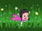 Jouer à Masha and the bear: who will fly farther?
