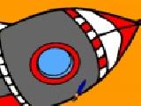 Jouer à Flying space rocket coloring