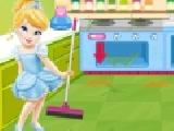 Jouer à Cinderella kitchen cleaning