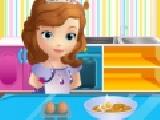 Jouer à Sofia the first cooking pumpkin tart