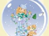 Jouer à Holly hobbie create a snow globe