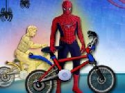 Jouer à Spiderman BMX Race