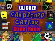 Jouer à Clicker Cardboard Catbox Street Racer