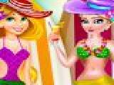 Jouer à Elsa and rapunzel swimsuits fashion