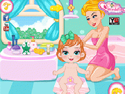 Jouer à         Barbie Disney Babysitter