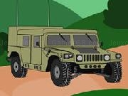 Jouer à Army Hummer Cartoon Puzzle