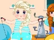 Jouer à Lazy Elsa Lose Weight